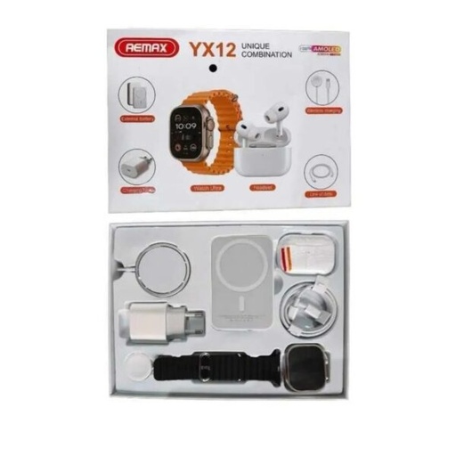 Remax Smart Watch and Earphone Set YX12