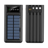 Super 10000mah 4 USB Portable Charger Solar Power Bank With Cables (copia)