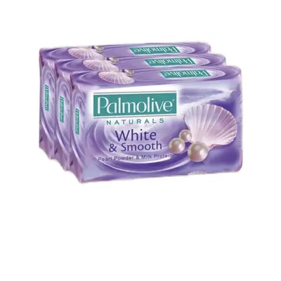 Palmolive Soap White Smooth 80gx3